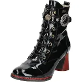 LAURA VITA Schnürstiefelette Schwarz