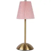 Clayre & Eef Tischlampe Ø 12x30 cm Rosa Metall