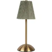 Clayre & Eef Tischlampe Ø 12x30 cm Grün Metall