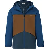 Vaude Escape 3in1 Kinder Doppeljacke blau Größe 158 Trekking Wasserdicht Wasserabweisend
