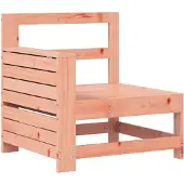vidaXL Gartensofa mit Armlehne und Beistelltisch Massivholz Douglasie