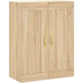 vidaXL Wandschrank Sonoma-Eiche 69,5x34x90 cm Holzwerkstoff
