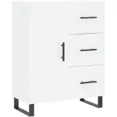 vidaXL Sideboard Weiß 69,5x34x90 cm Holzwerkstoff
