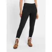 Inspirationen Leggings , Damen, Gr. 46, Normalgrößen, schwarz, 49% Baumwolle, 46% Polyester, 5% Elasthan, unifarben, lang, Hosen Leggings