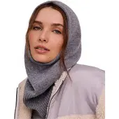 Falke Strickmütze "Mütze", Damen, Gr. onesize, grau (m.grau mel (3530)), Mützen Strickmütze