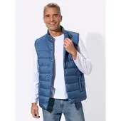 Classic Dog Steppweste CLASSIC, Herren, Gr. 62, jeansblau, 100% Polyester, Wattierung:100% Polyester, unifarben, Westen Steppweste