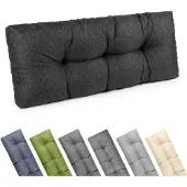 Garronda 120x45 cm Rückenkissen 12 cm wasserabweisend UV- & Wasserfest Palettensofa GD-0252 Anthrazit