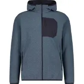 CMP MAN Fleece Jacket FIX Hood avio (N876) 58
