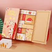 Sonstiges Adventskalender-Boxen 25 Stück Rosa für Mädchen & Frauen 2026 zum Befüllen