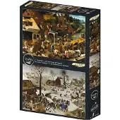Grafika GRAFIK-Puzzle Vlmsk, Sprü che und Satn von Menschen in Betlma 2x500 dlks