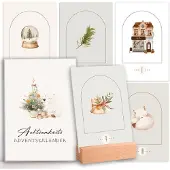 Sonstiges Adventskalender Frauen mit 24 Achtsamkeitsübungen Desktop-Kalender 350g/m² Kupferdruckkarton
