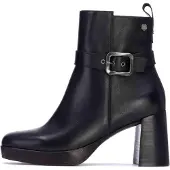 Carmela für Damen. 16253304-NEGRO Lederstiefeletten 162533 schwarz (36), Wohnung, Reißverschluss, Lässig