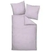 Janine Edelflanell Bettwäsche Chinchilla S 78071 Kissenbezug einzeln 40x80 cm kreiderose