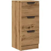 vidaXL Sideboard Artisan-Eiche 30x30x70 cm Holzwerkstoff