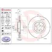 Brembo Bremsscheibe 09d97411 312mm 25mm für AUDI