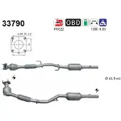 As Katalysator 33790 für VW