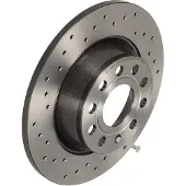 Brembo Bremsscheibe 08a2021x Gelocht 282mm 12mm für VW SKODA (SVW) (FAW)