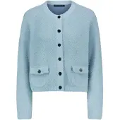 Betty Barclay Strick-Cardigan mit aufgesetzten Taschen in Blue Fog | Gr.: 42