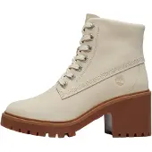 Timberland Womens Mid Lace UP Boot nat nbk 8.5 Wide Fit