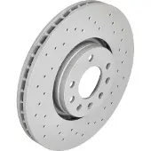 ZIMMERMANN Bremsscheibe 430149952 Vorderachse Gelocht 314mm 28mm für OPEL SAAB GENERAL MOTORS