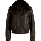 Zero Jackenblazer "Damen mit Kunstfellkragen" Material