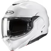 HJC F100 Solid Weiß Klapphelm Größe XS