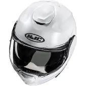 HJC F100 Solid Weiß Klapphelm Größe L
