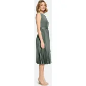 Betty & Co Betty&Co Midikleid "Damen mit Plissee" Ohne Tasche Plissee