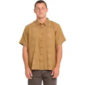 Billabong Kurzarmhemd "Cordoba", Herren, Gr. S, rubber, Obermaterial: 100% Baumwolle., Hemden Kurzarmhemd
