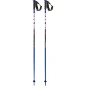 Salomon - Bâtons de ski en aluminium - Equipe Alu Race Blue/Red aus Aluminium - Größe 120 cm - Blau