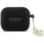 GUESS Silikon-Hülle 4G für AirPods Pro 3 Schwarz