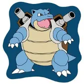Herding Pokémon Blastoise Kissen Blau Blau One Size