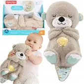 Fisher-Price Einschlafotter-Stofftier mit beruhigenden Geräuschen FXC66