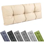 Garronda 120x45 cm Rückenkissen 12 cm wasserabweisend UV- & Wasserfest Palettensofa GD-0252 Cappuccino