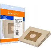 Invest-de 5x Papierbeutel für Zelmer Olek ZVC411P / ZVC421PB Ersatz