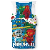 BrandMac Lego Ninjago Dragons Rising Bettwäsche 135x200 cm 100% Baumwolle