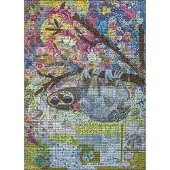 Heye Puzzle Sewn Sloth, 1000 Teile, 1000 Stück(e), Kunst