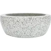 vidaXL Aufsatzwaschbecken Grau Rund Ø41x14 cm Keramik
