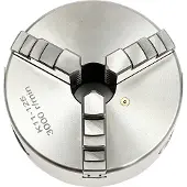 OEM Drehfutter, 3- und 4-Backen-Optionen, präzises selbstzentrierendes Design, 3 Backen-125mm