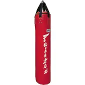 Fairtex HB150 Syntek "150cm Banana Bag" Sandsack - Rot - Leer