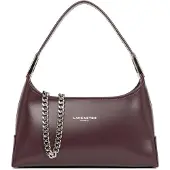 Lancaster Handtasche mit Reißverschluss S Suave Ace Leder Dunkel Bordeaux