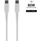 FIXED FIXDLS-CC2-WH, 2 m, USB C, USB C, USB 2.0, 4,8 Gbit/s, Weiß
