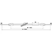 Ate Seilzug, Feststellbremse 24372704792 für MERCEDES-BENZ