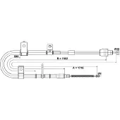 Ate Seilzug, Feststellbremse 24372731182 für HYUNDAI