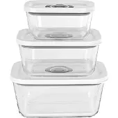Rommelsbacher VCG 1, Container, Rechteckig, Weiß, Transparent, Glas, Kunststoff, 250 mm, 197 mm