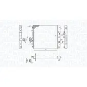 MAGNETI MARELLI Kühler, Motorkühlung 350213193100 für OPEL SUZUKI