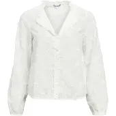 Object Bestickte V-ausschnitt Bluse