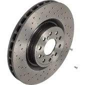 Brembo Bremsscheibe 09.C338.11, vorne, belüftet, hochkarbonisiert, 1 Stück