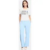 Betty Barclay Stoffhose "Stoffhose unifarben", Damen, Gr. 38, EURO, blau (powder blau), Obermaterial: 96% Polyester PES. 4% Elasthan EL., Hosen Stoffhose