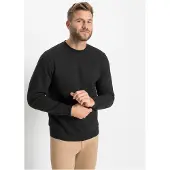Bonprix Sweatshirt "Sweatshirt", mit weich angerauter Innenseite, aus Baumwolle und Polyester, hüftlang